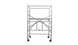 Foldable Scaffolding for Compact and Efficient Storage