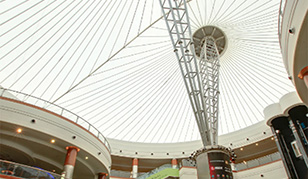 Tensile Architecture for Delma Mall, Enhancing Structure and Aesthetics
